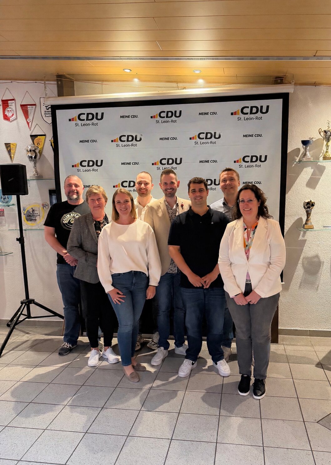 Der neue Vorstand der CDU St. Leon-Rot